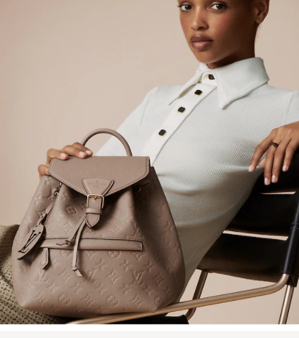 l0vis Vvtt0n montsouris backpack cream m45357 27.5cm