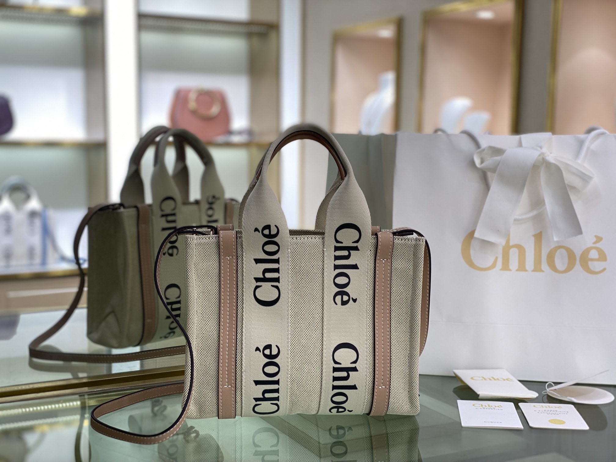 Chloe Woody tote bag N7666 26.5cm 05