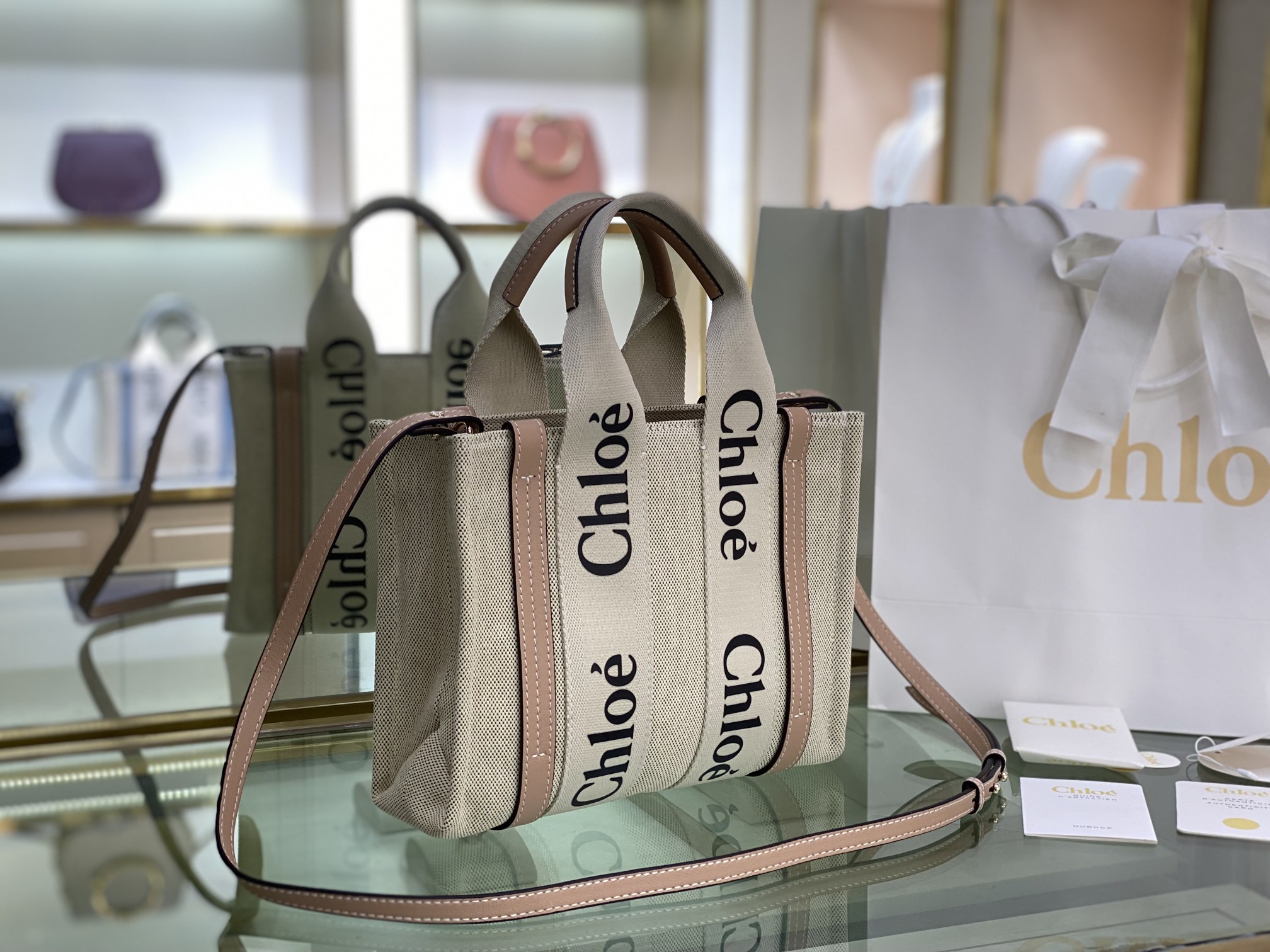 Chloe Woody tote bag N7666 26.5cm 05