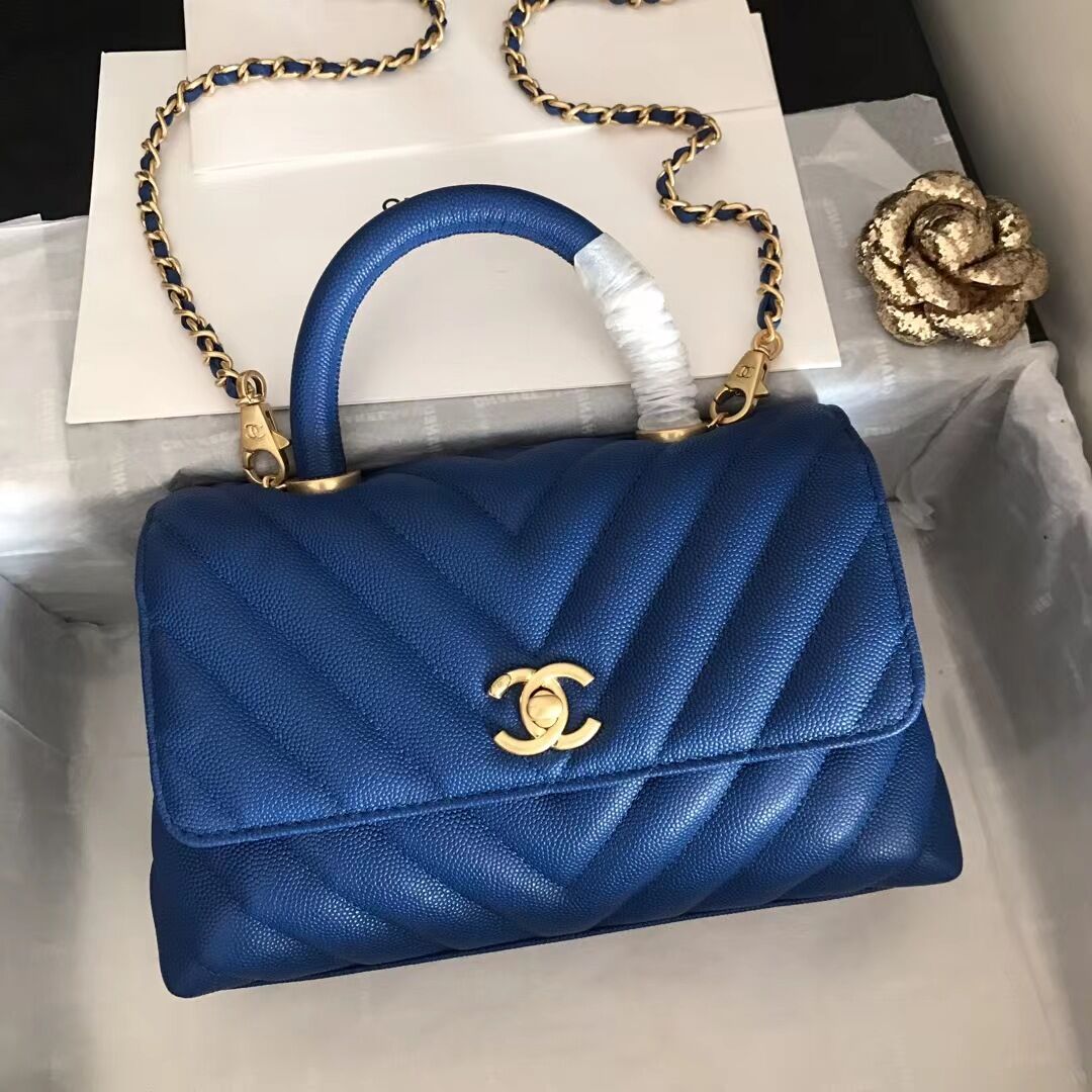 Ch**el coco handle bag 29cm