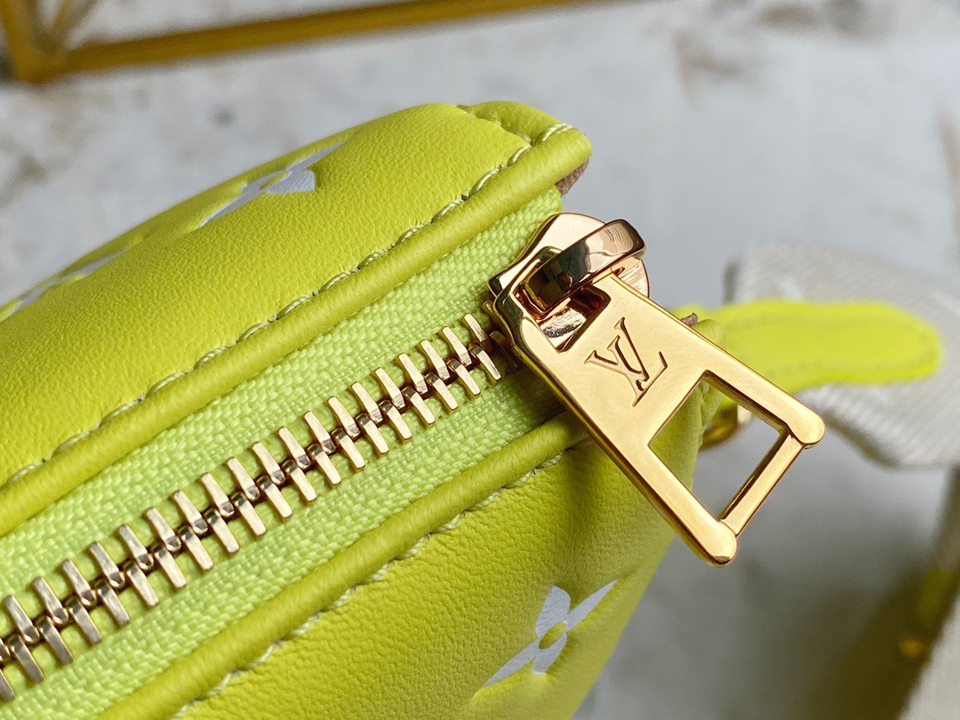 LV Coussin PM M57790 yellow 26cm