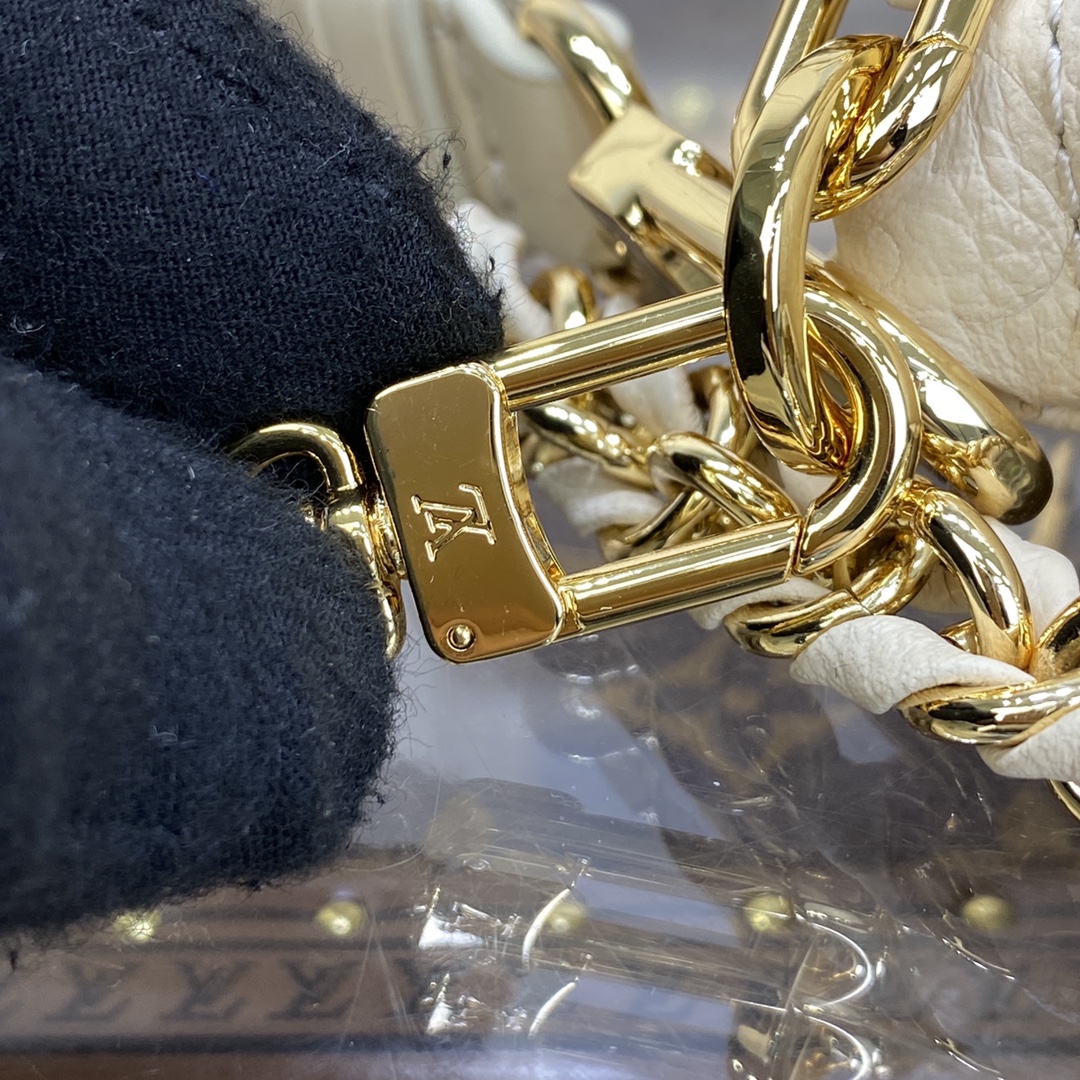 LV MULTI POCHETTE WHITE Monogram Empreinte LEATHER M80399 - 25x14.5x4.5cm