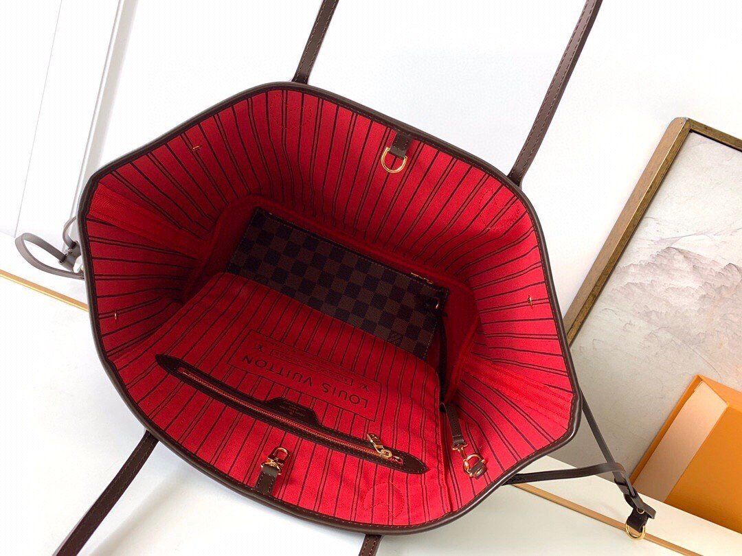 LV Neverfull MM M41603 Red - 32x 28 x 14 cm