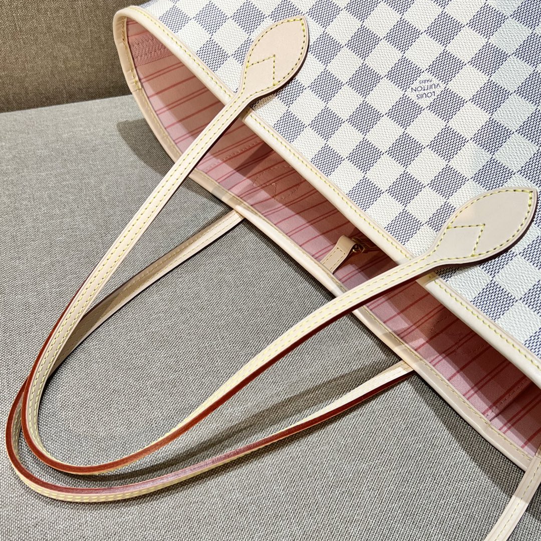 LV Neverfull  Checkerboard  N41605 - 31 x 28 x 14CM