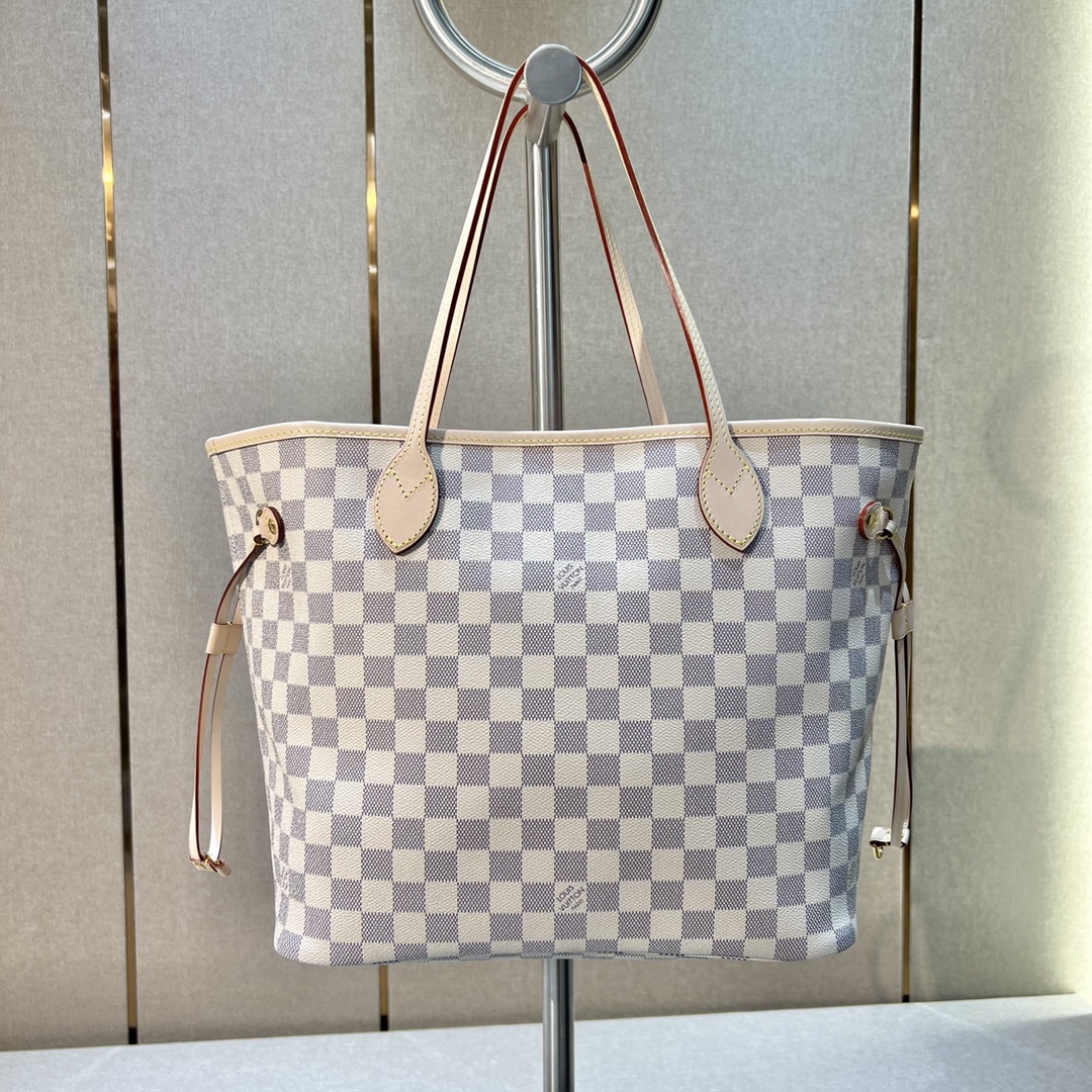 LV Neverfull  Checkerboard  N41605 - 31 x 28 x 14CM