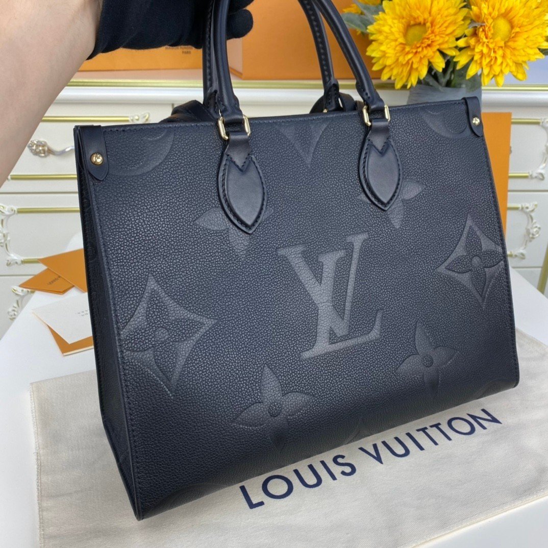 LV OnThe Go Medium Tote bag M45595 Black - 35x27x14cm