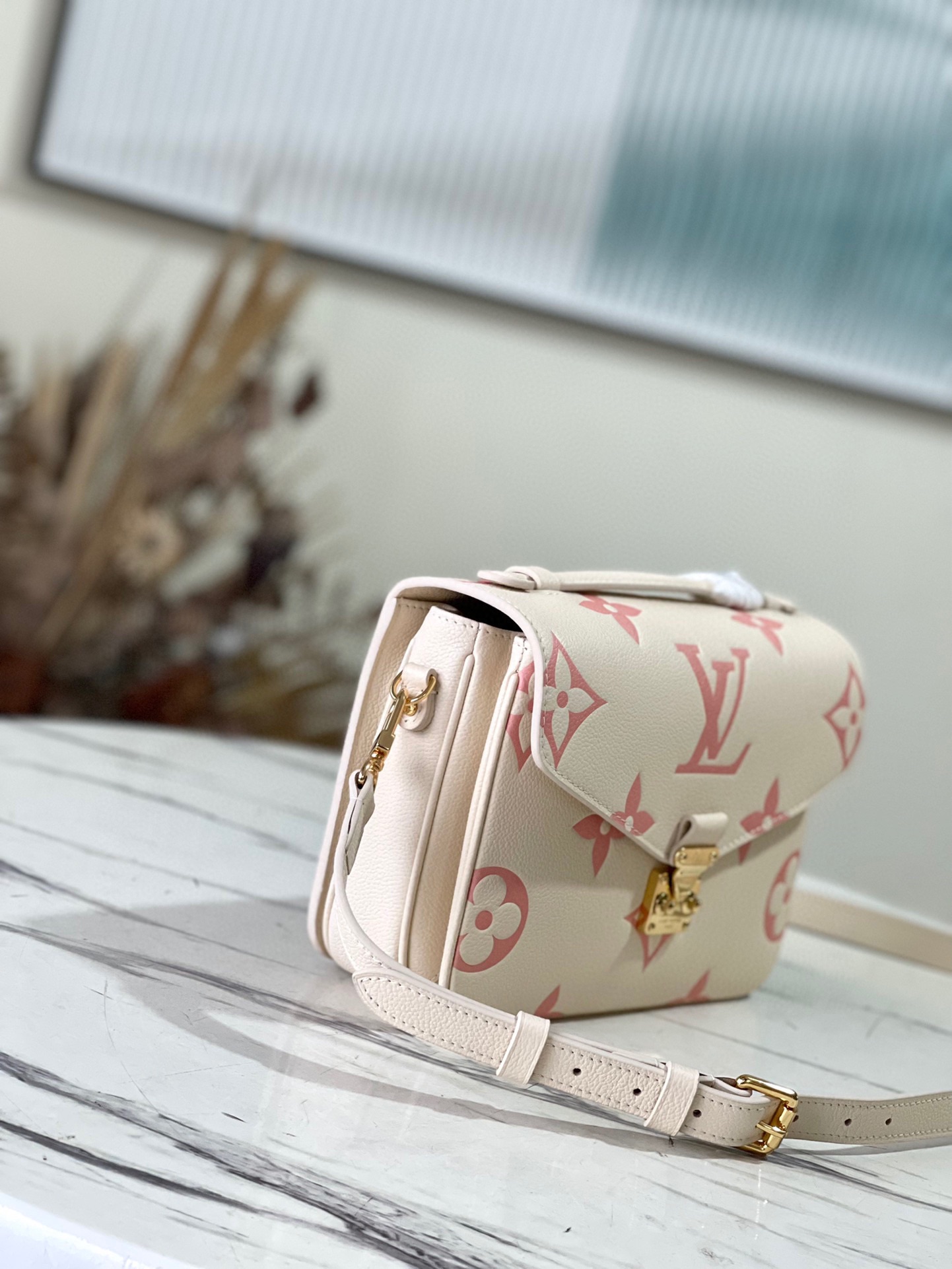 LV Pochette Métis Bicolo Monogram Empreinte White - M45773 - 25x19x7cm