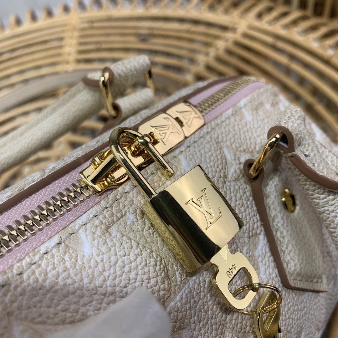LV Speedy Bandoulière 20 Star Handbag M46163 Pale Beige - 20.5x13.5x12cm