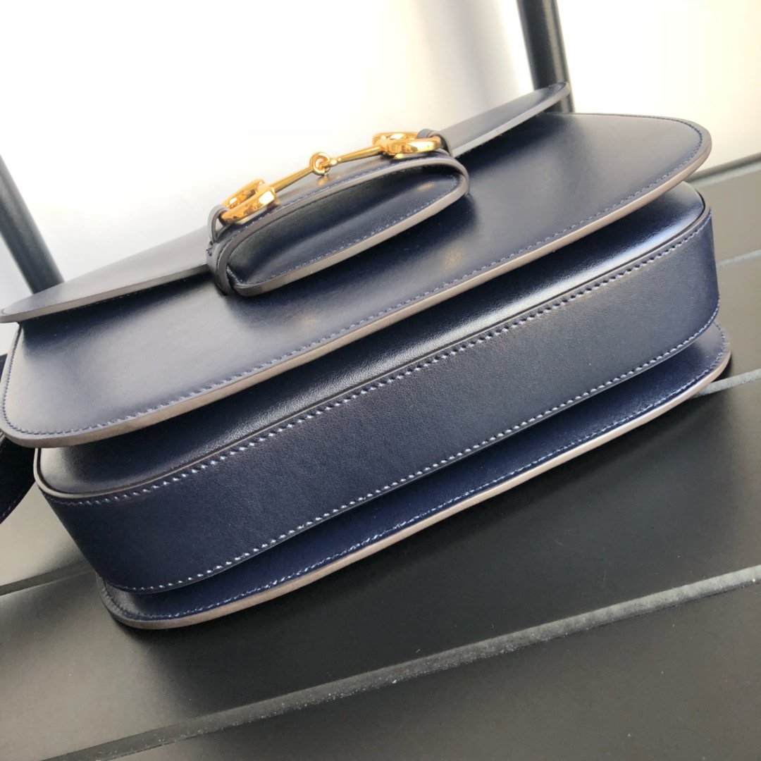 Gvc*1 horsebit 1955 shoulder bag black red stripes 602204 - 25x18x8cm