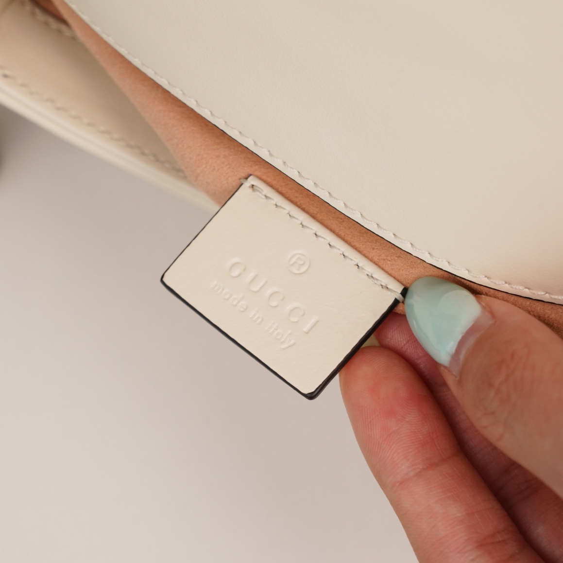 GG Marmont Matelassé mini top handle bag White 547260 - 21x 15.5 x 8cm