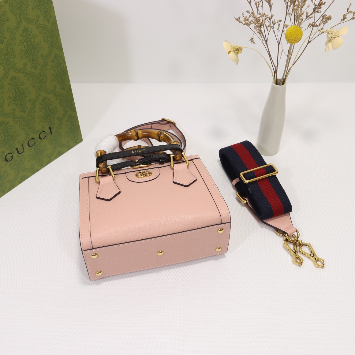 Gvc*1 diana mini tote bag pink ‎ 702732  - 20 x 16 x 10cm