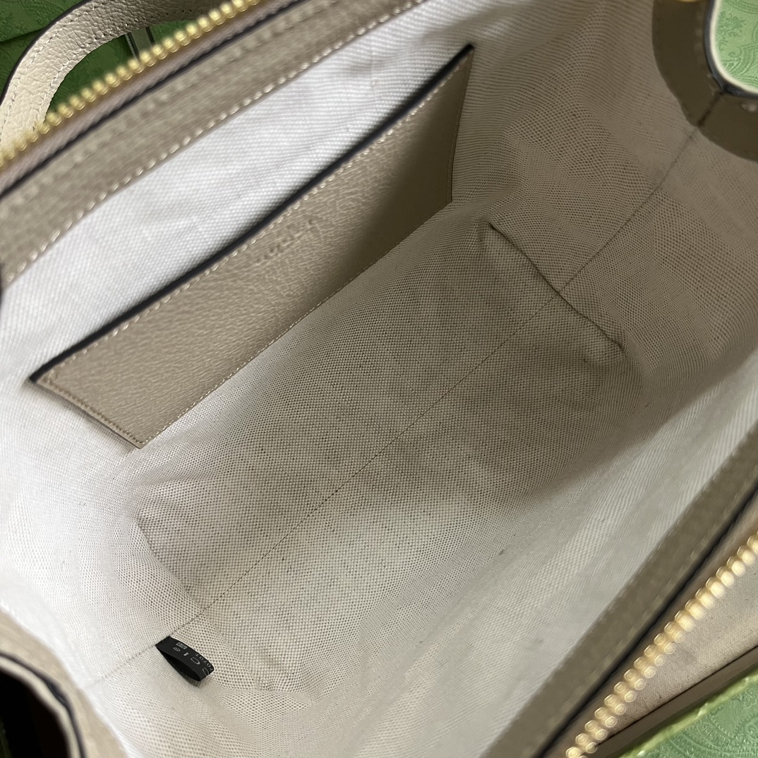 Gvc*1 ophidia small gg tote bag beige/white 547551 - 24 x 20.5 x 10.5cm