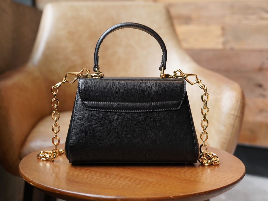 Gvc*1 horsebit 1955 small bag black703848 - 22x16x10.5cm