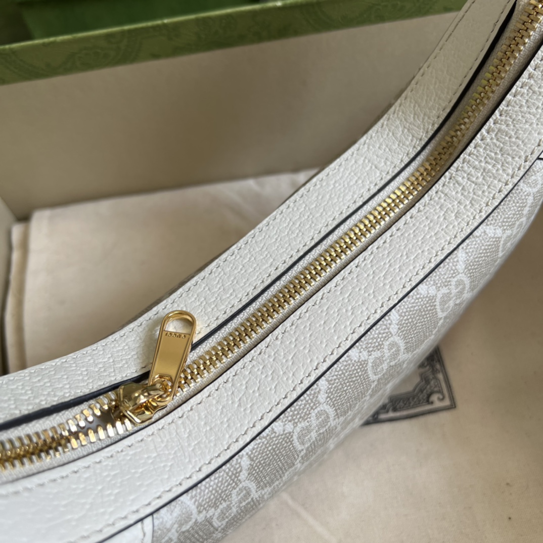 Gvc*1 ophidia gg mini bag white leather 658551  - 20x 15x5cm