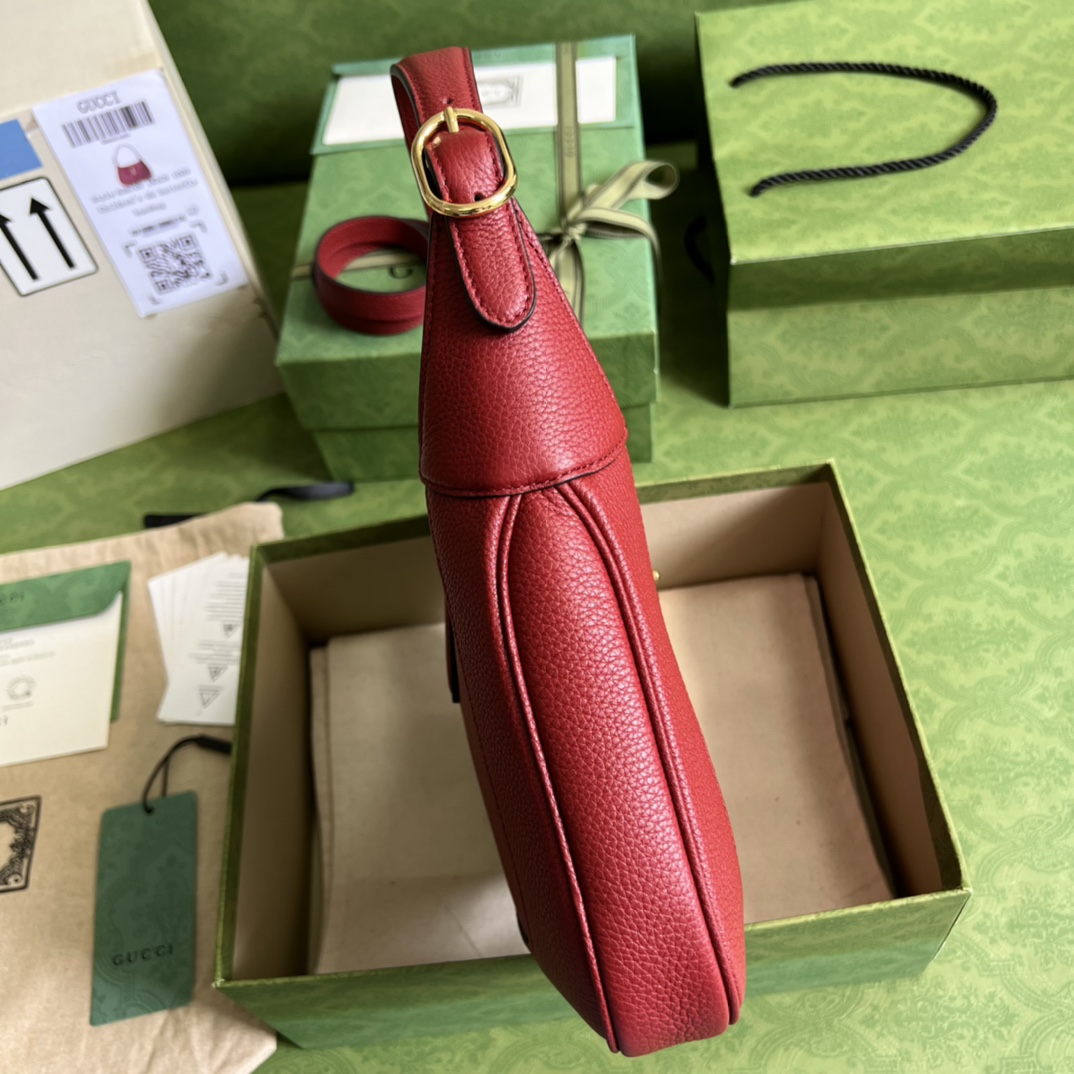 Gvc*1 jackie 1961 small natural grain bag red 636709- 27.5 x 19 x 4cm