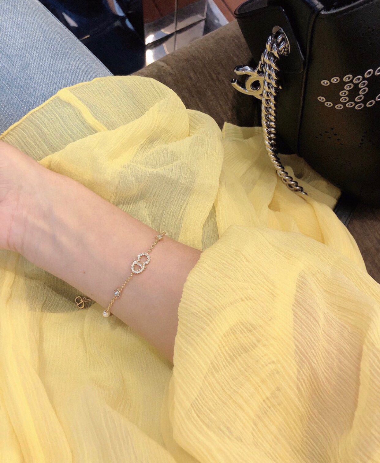 D10r cd golden peal bracelet