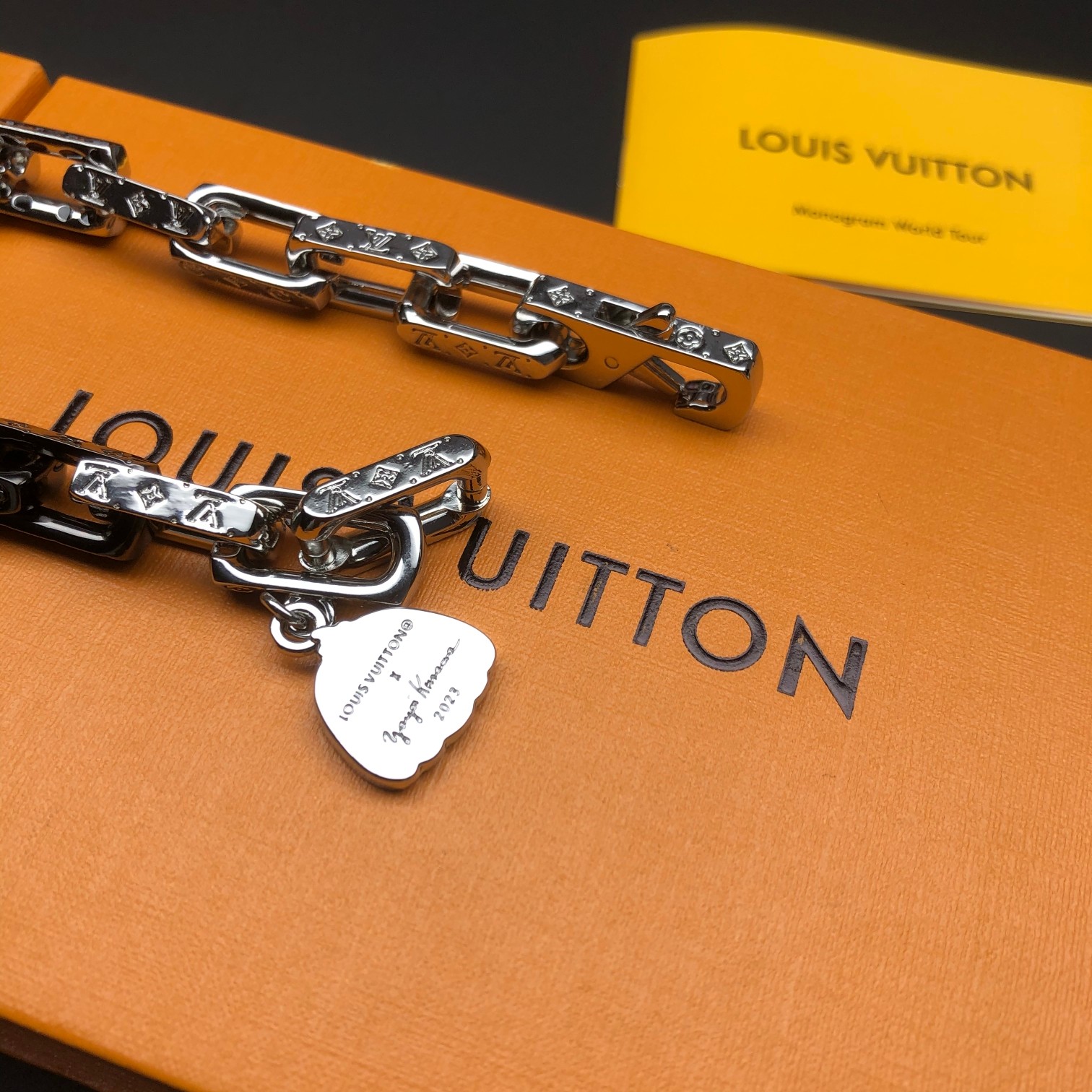 LV  LV x YK Monogram Chain necklace 01